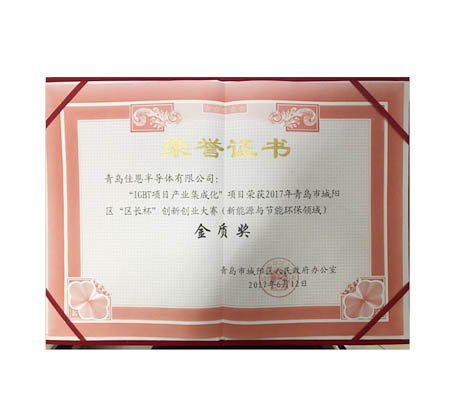 青島佳恩榮獲2017年城陽區(qū)“區(qū)長杯”創(chuàng)新創(chuàng)業(yè)大賽一等獎！